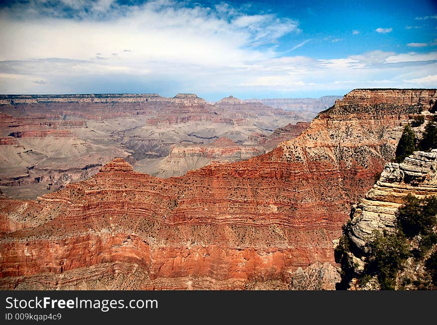 Grand Canyon South Rim from viewing point