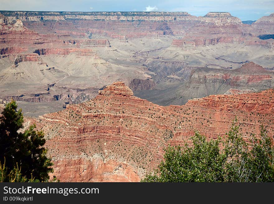 Grand Canyon South Rim from viewing point