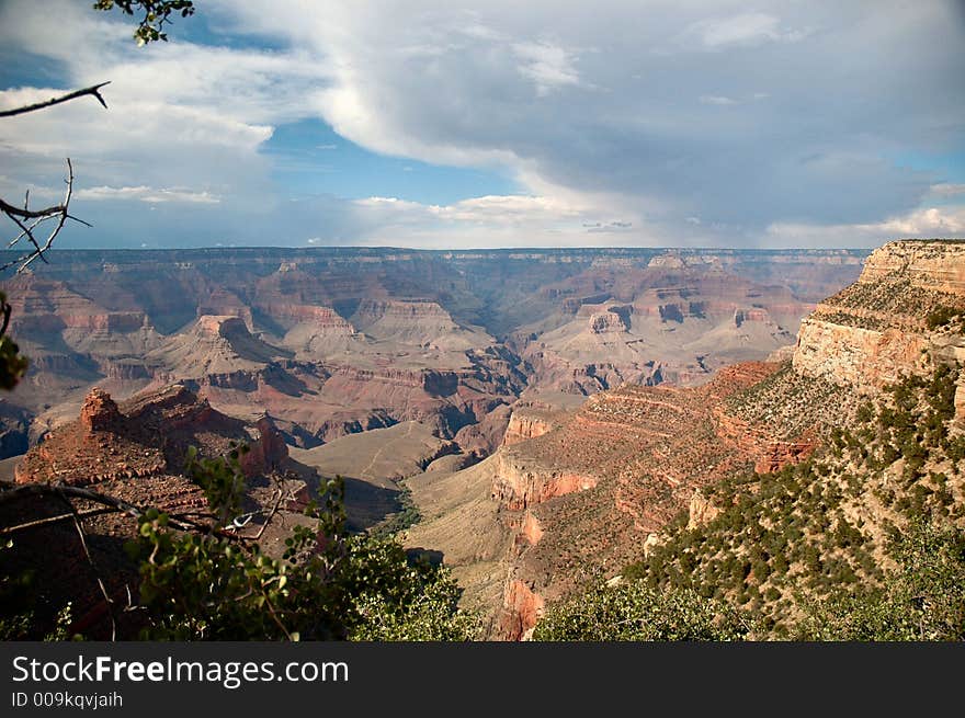 Grand Canyon South Rim from viewing point