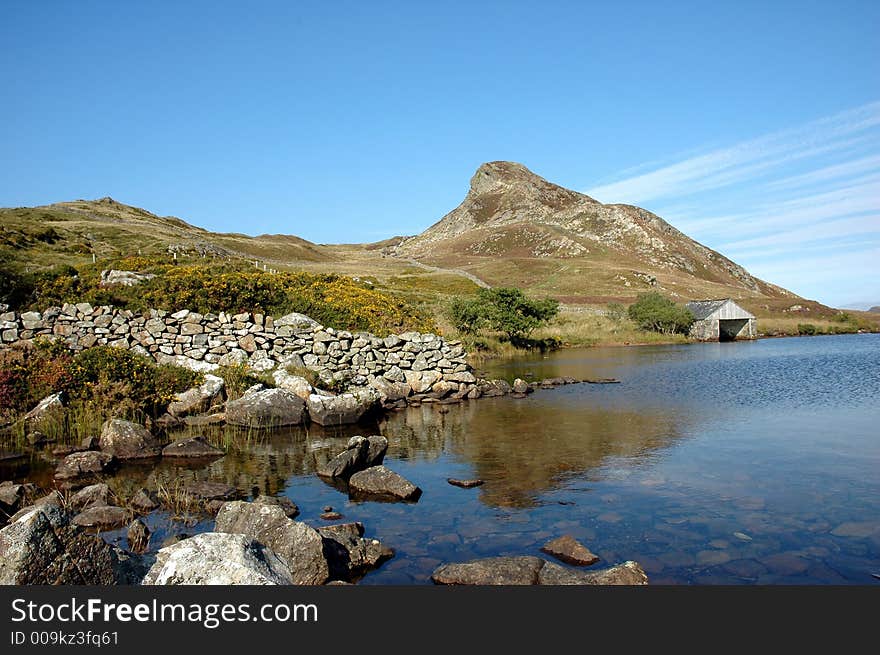 A view of Llynnau Cregennen, Mid Wales. A view of Llynnau Cregennen, Mid Wales.