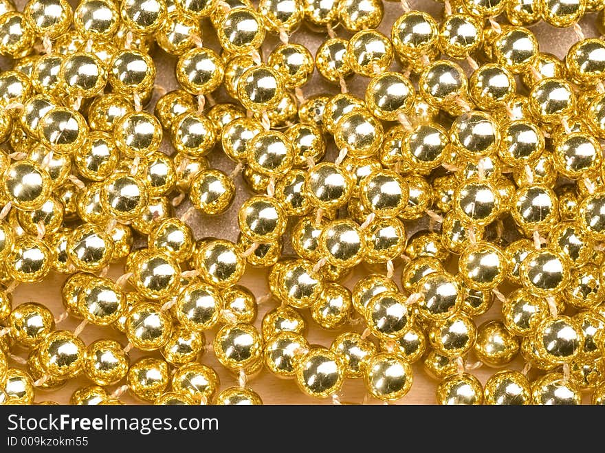 Gold christmas shining balls texture. Gold christmas shining balls texture