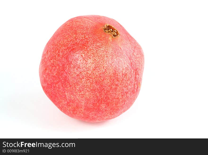 Pomegranate isolated on a white background