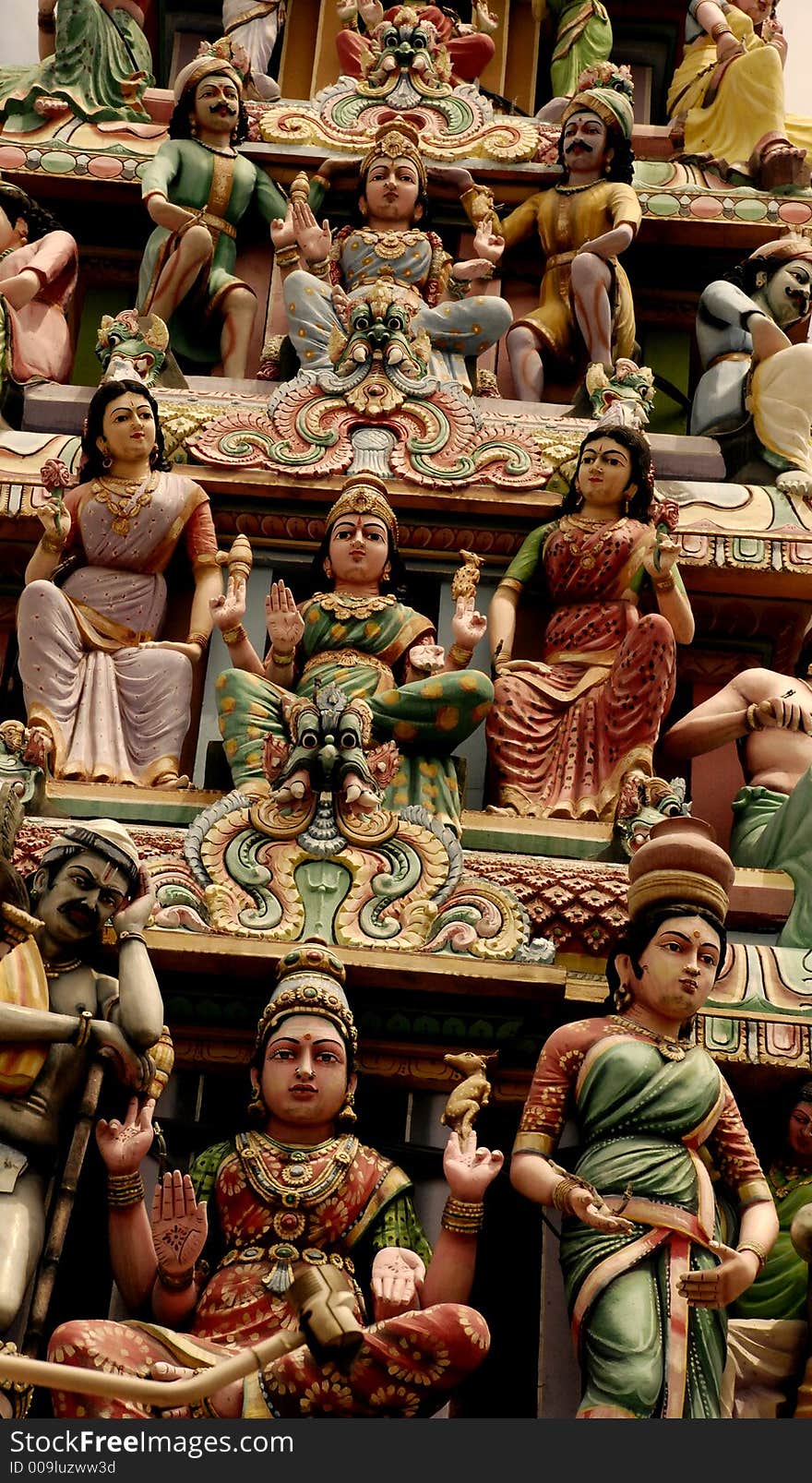 Indian temple statues