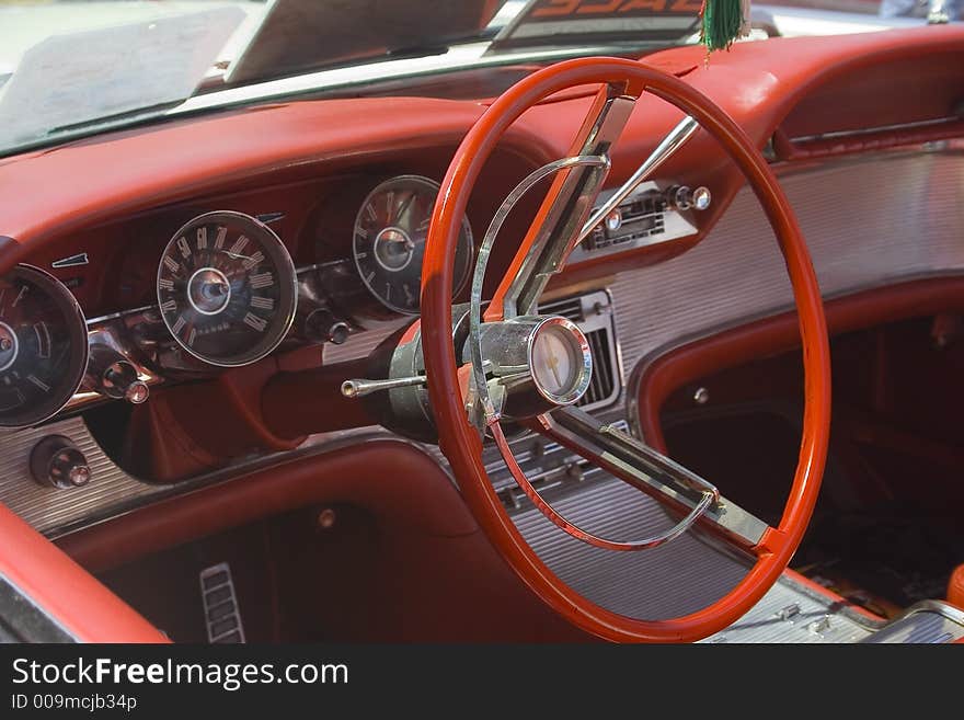 Red Classic Steering Wheel