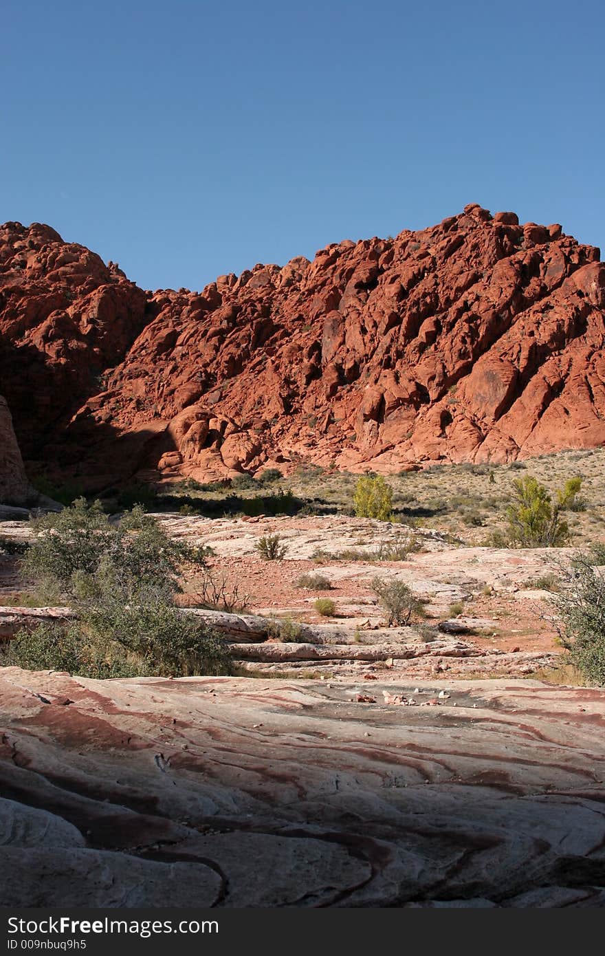 Red rock formations