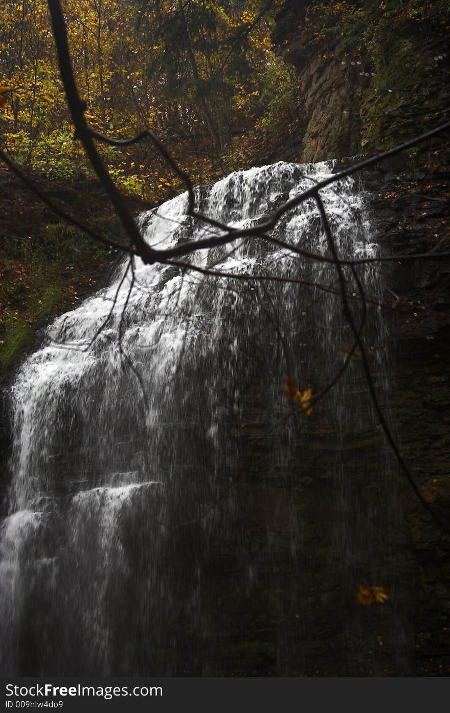 Waterfall in Autumn