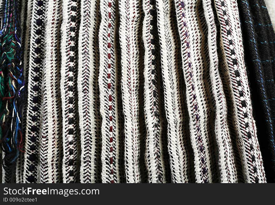 Ethno pattern fabric