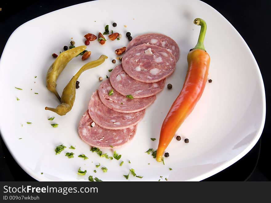 Food arrangement in studio, podgorica. Food arrangement in studio, podgorica