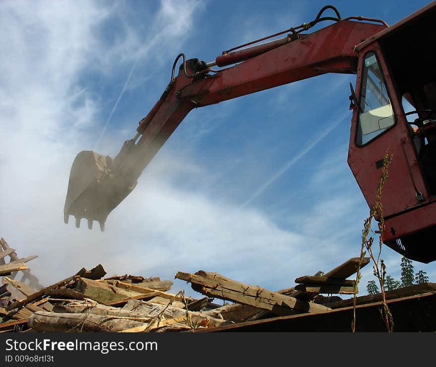 A Working Dredge.