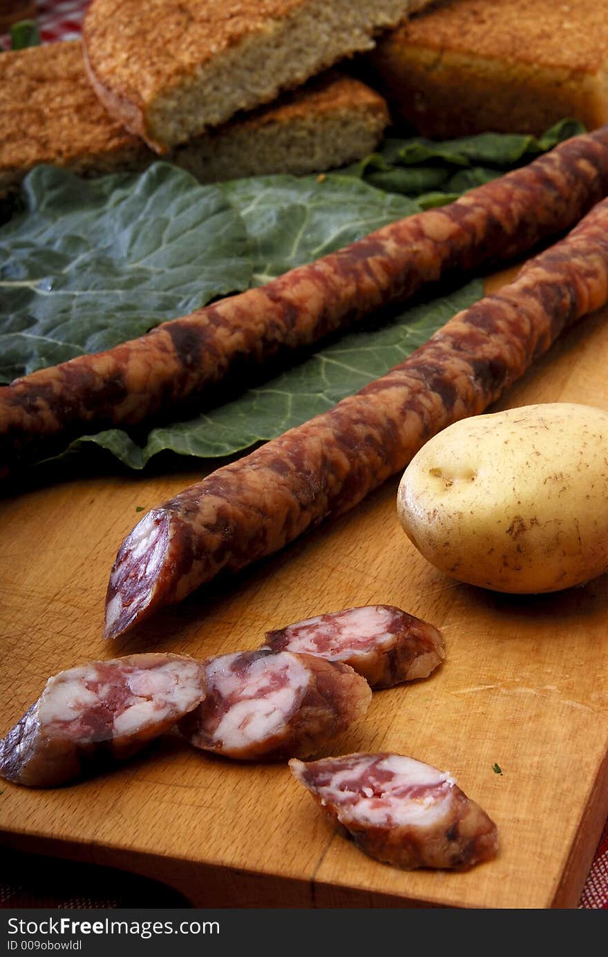 Food arrangement in studio, podgorica. Food arrangement in studio, podgorica