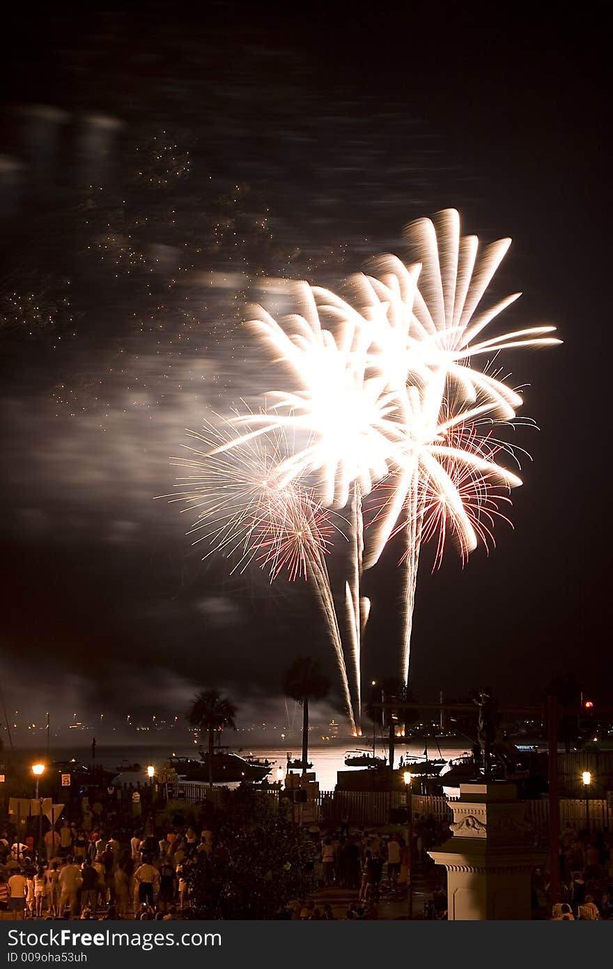 Fireworks at night in St. Augustine, FL Fourteen. Fireworks at night in St. Augustine, FL Fourteen