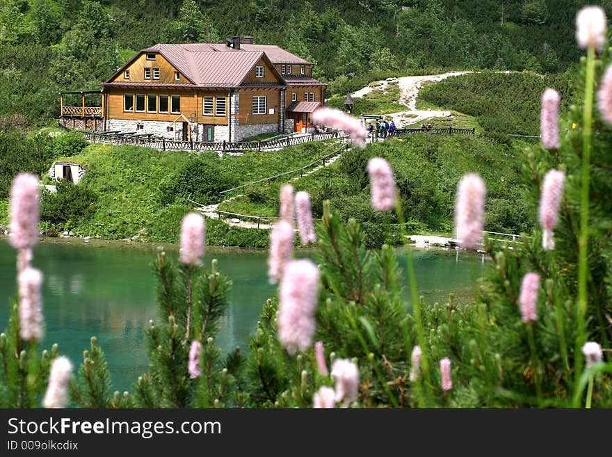 Cottage at the lakeside