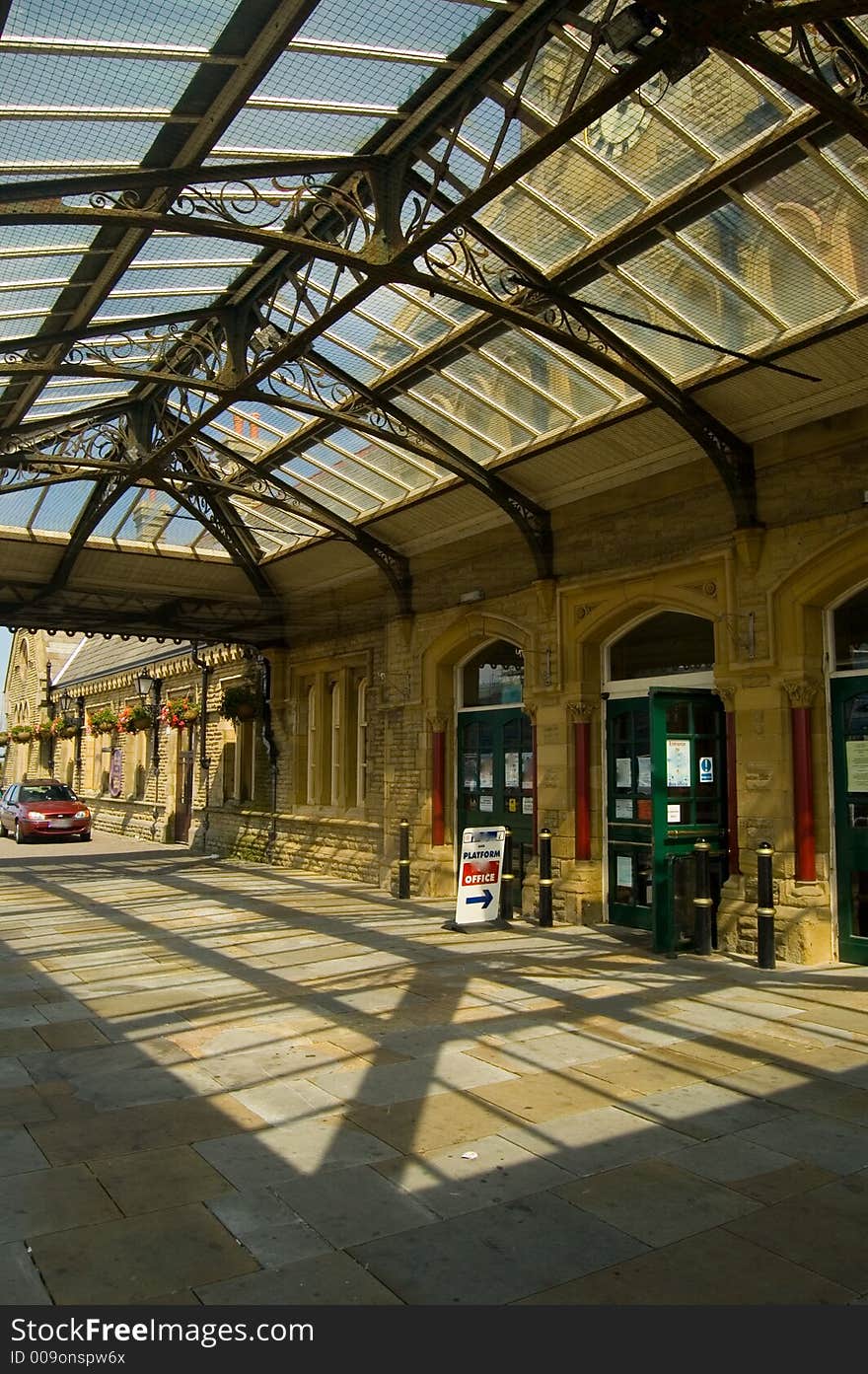 Old railway station at morecombe