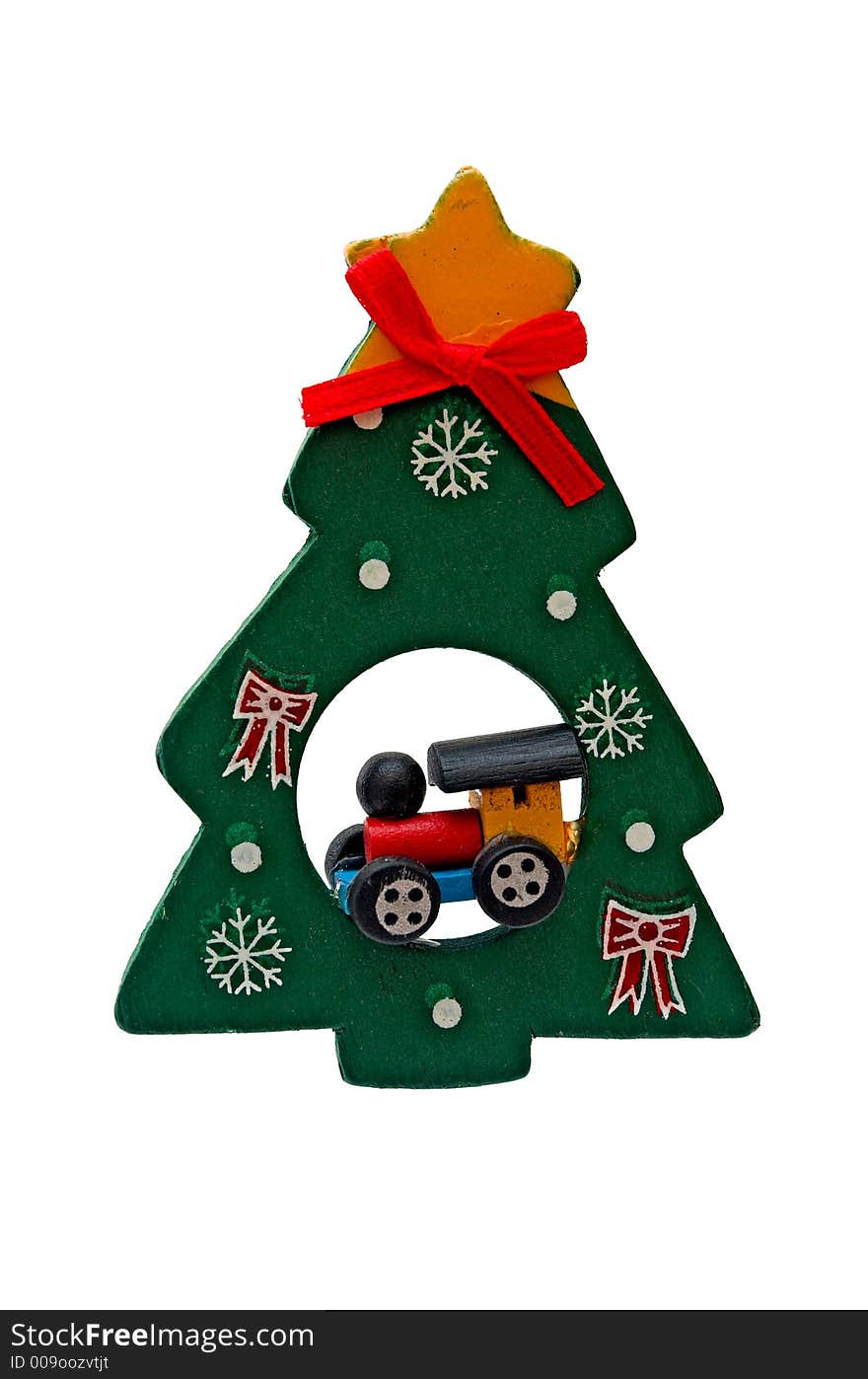 christmas tree with ribbon and car. christmas tree with ribbon and car