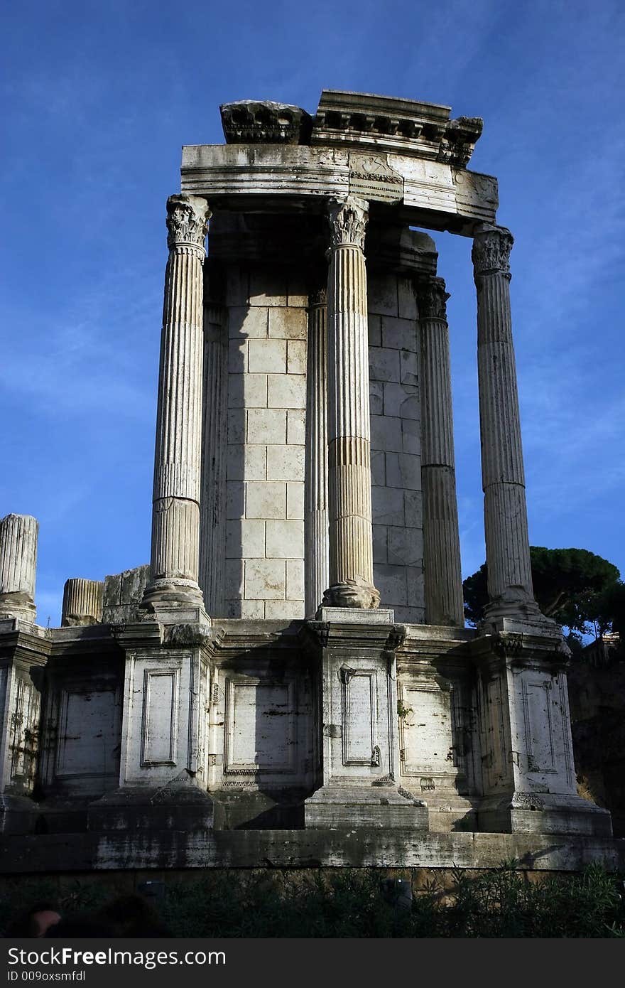 Temple in Roman Forum.