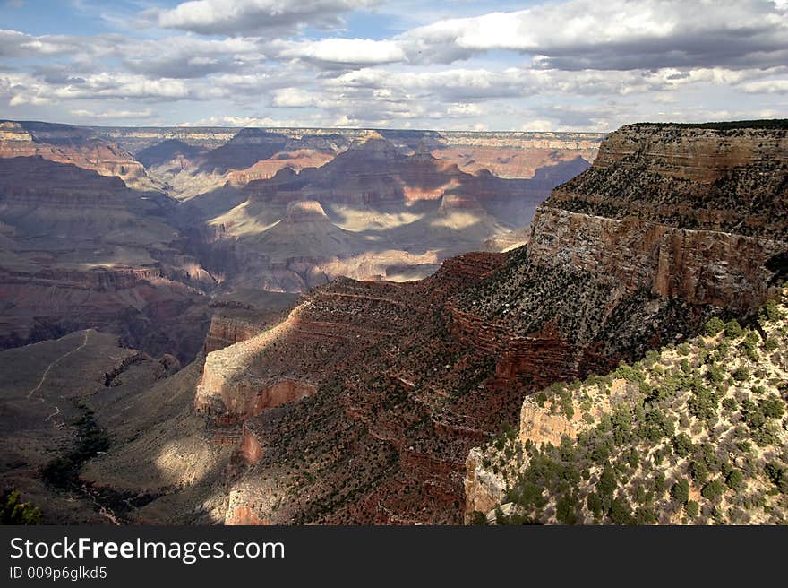 Grand Canyon From Bright Angel Lodge