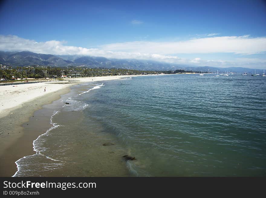 Coastline With Beach