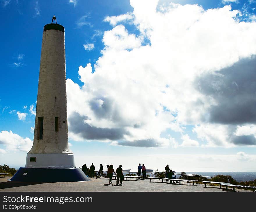 Tourists at Lookout