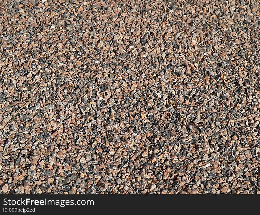 Texture of small stones one