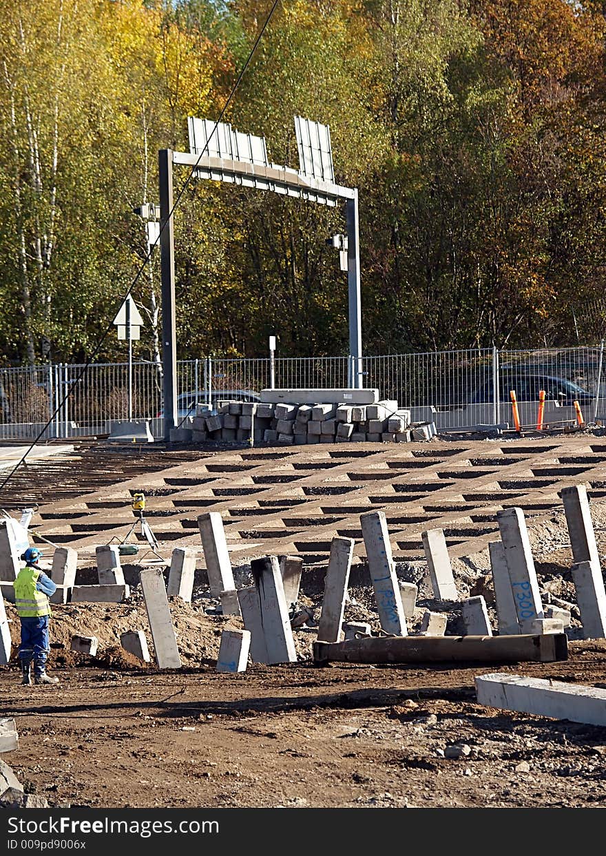 Construction Of Motorway Crossing