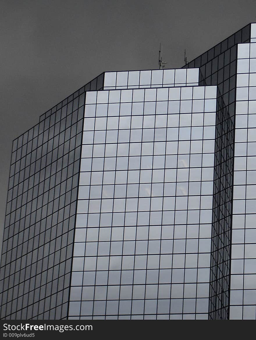 Glass office building locatged in downtown bellevue Washington. Glass office building locatged in downtown bellevue Washington