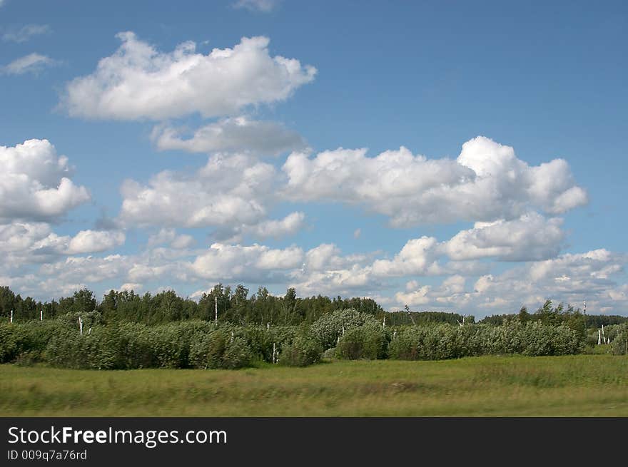 Country landscape.