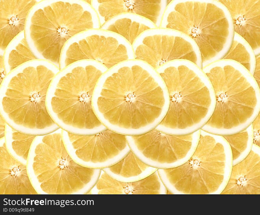 Yellow grapefruits as a background