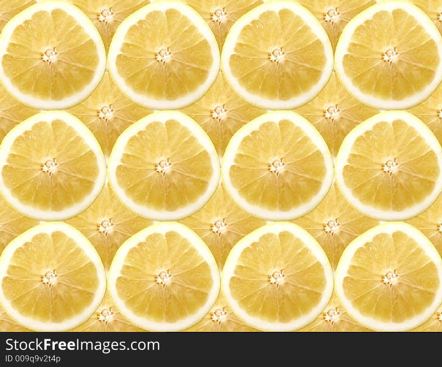 Yellow grapefruits as a background