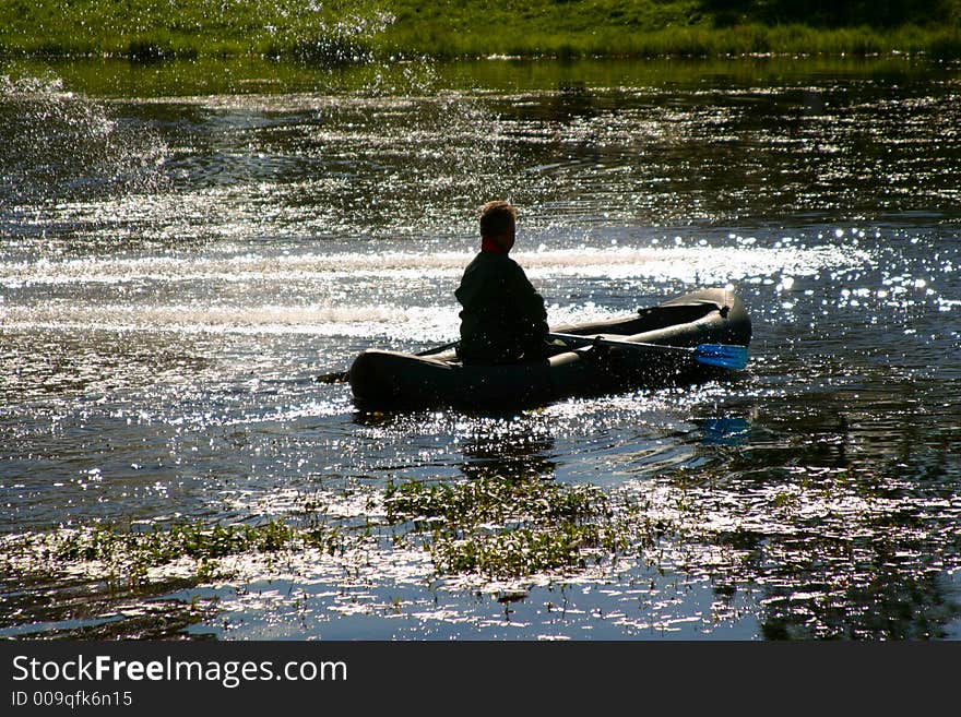 The Man In A Boat