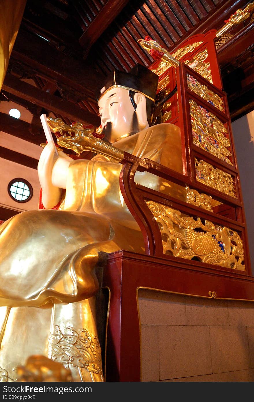 Wooden Buddha Statue