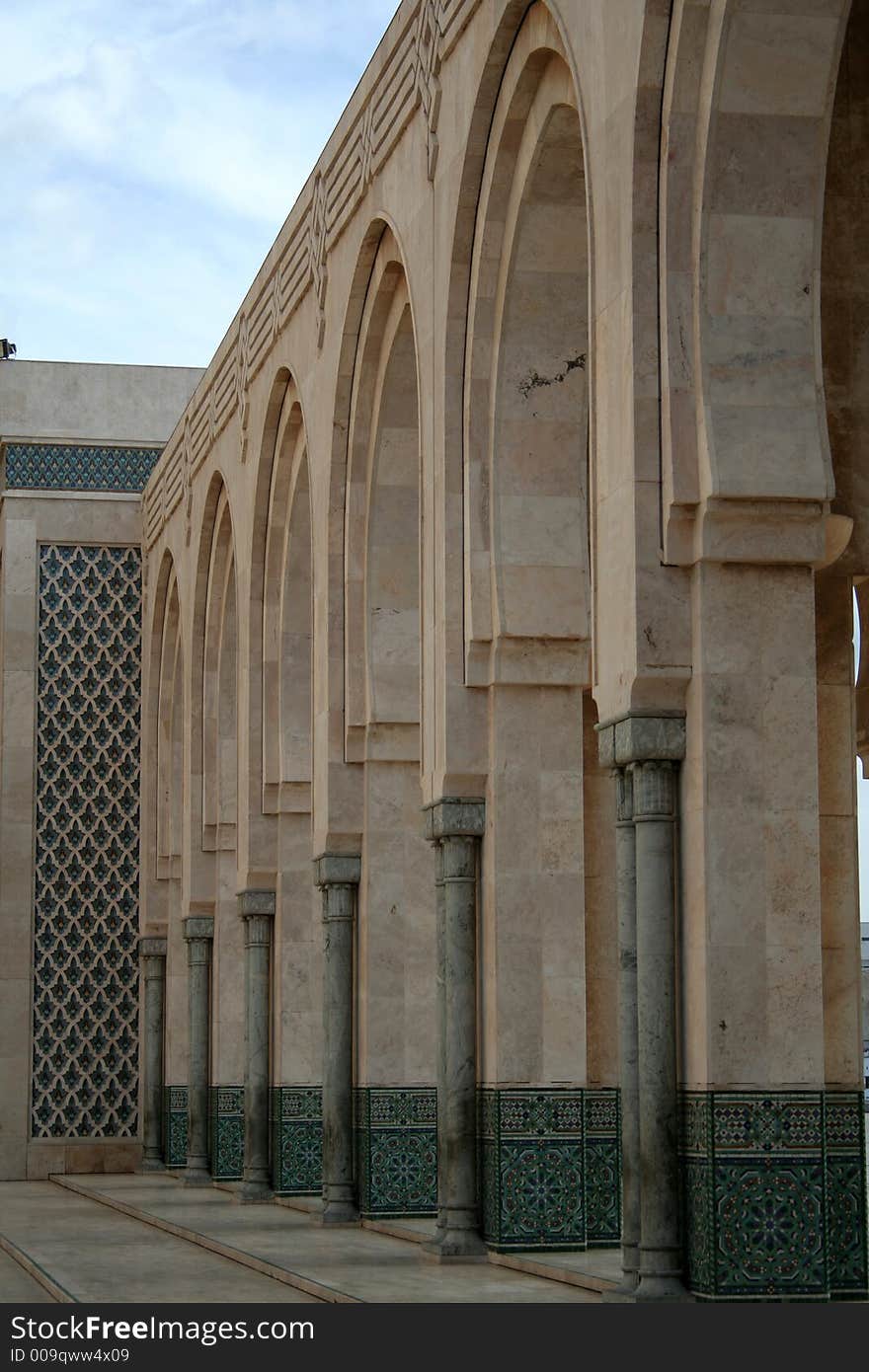 Mosque of Hassan II in Casablanca (Morocco)