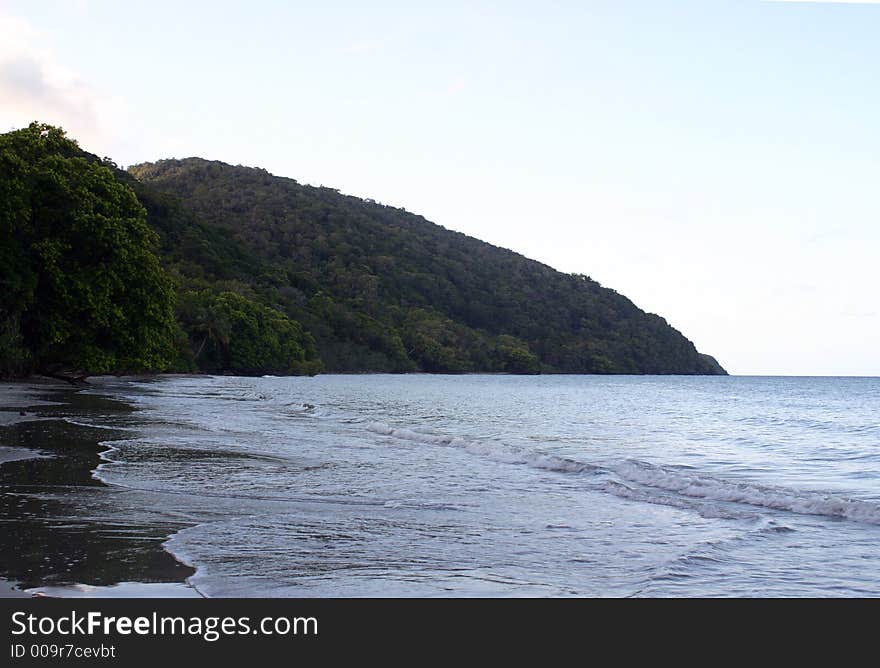 Cape Tribulation beach in North Australia