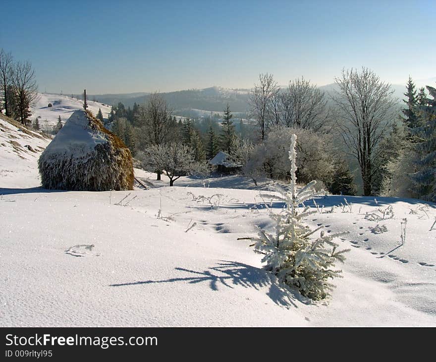 Winter mount farmstead