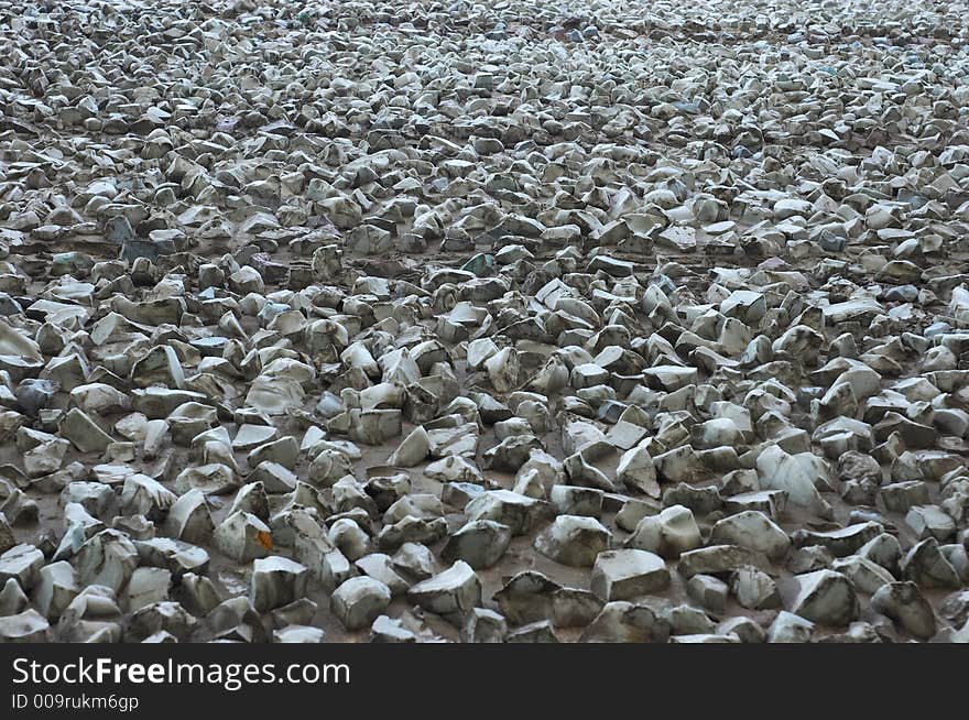 Concrete Texture With Stones 3