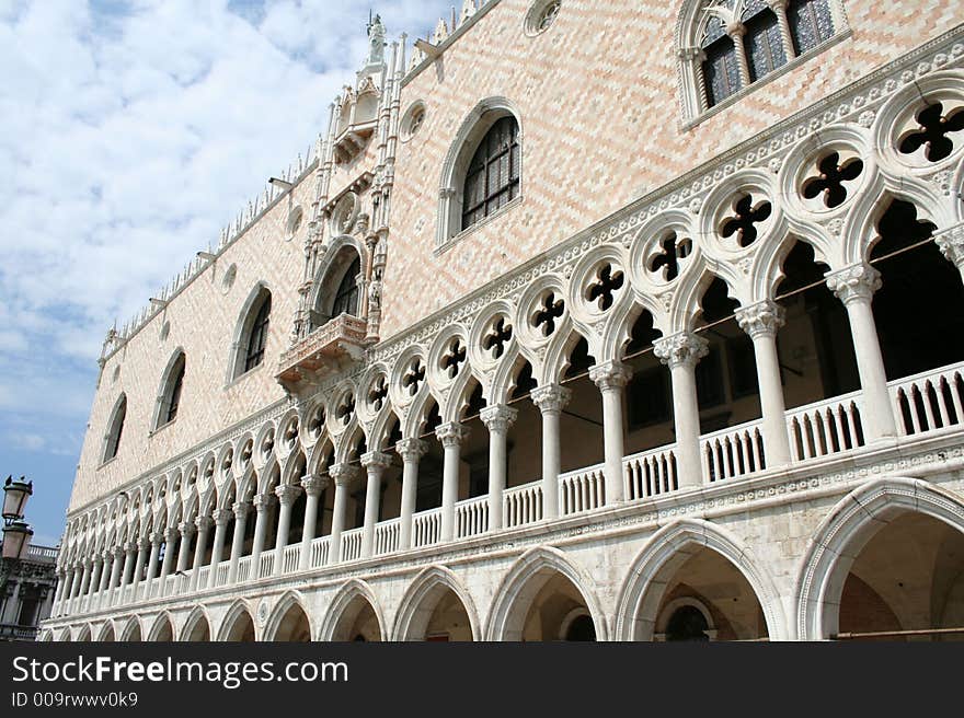 The palace from venice italy. The palace from venice italy