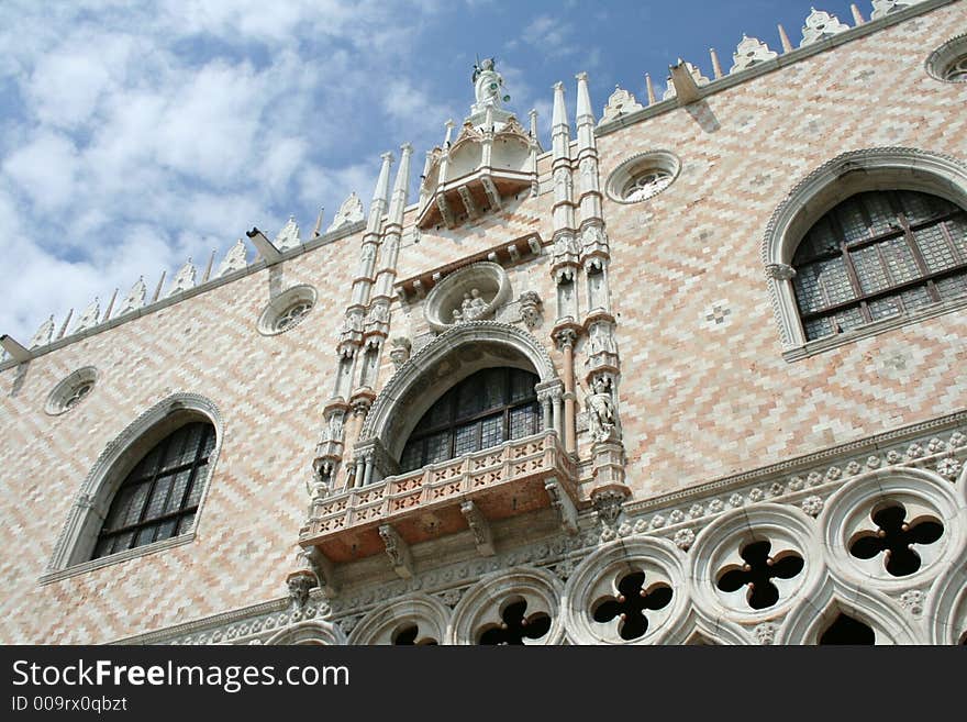 A palace from venice city. A palace from venice city