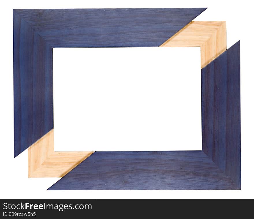 Frame, isolated on white, two clipping paths included