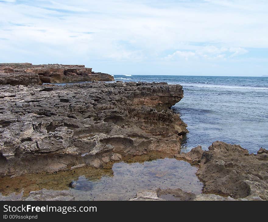 View along the coast in south australia. View along the coast in south australia