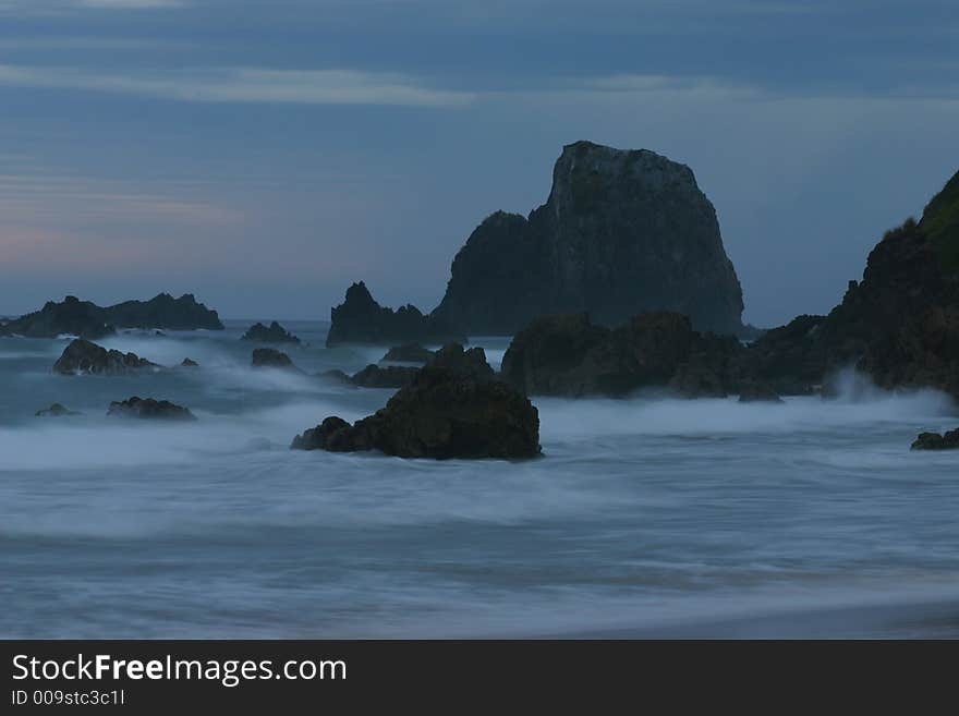 Glass House Rocks at Narooma on Australian East Coast. Glass House Rocks at Narooma on Australian East Coast