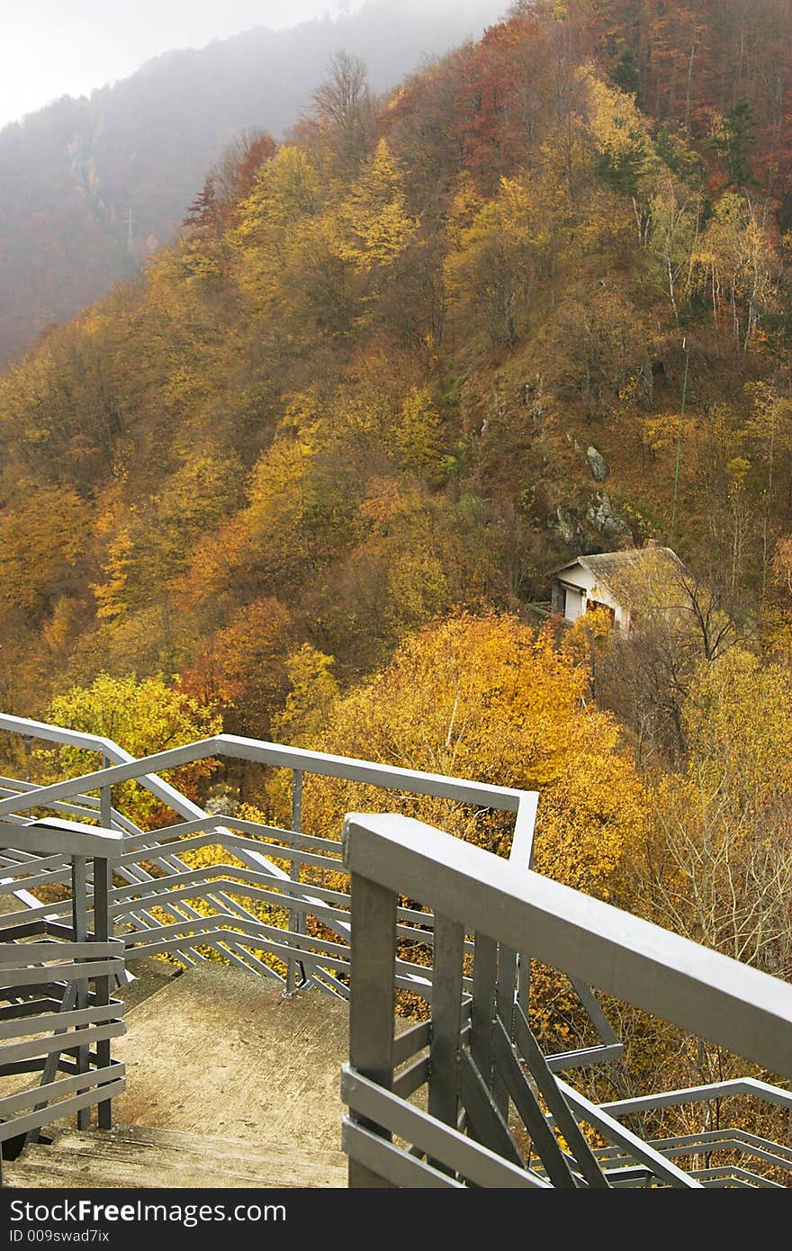 Heaven cottage near Poenari Castle the original Vlad Tepes (Dracula) headquarter