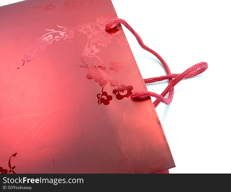 Photo of a RED Gift Bag