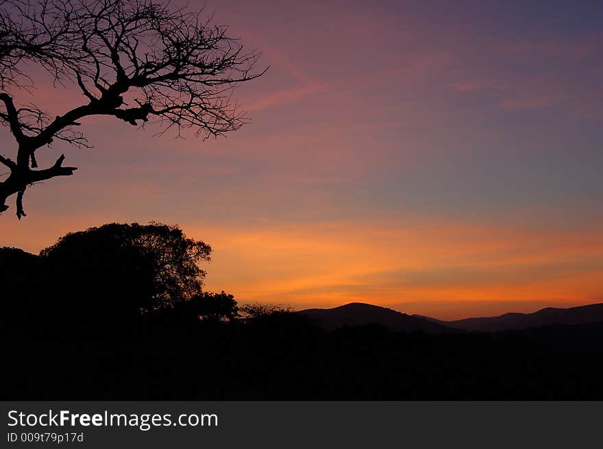 Orange sunset