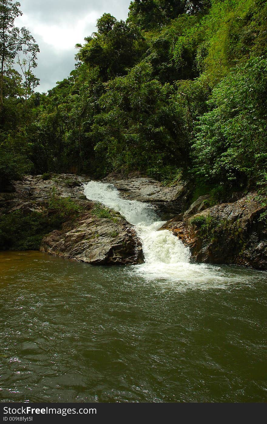 Beautiful Waterfall in Thailand