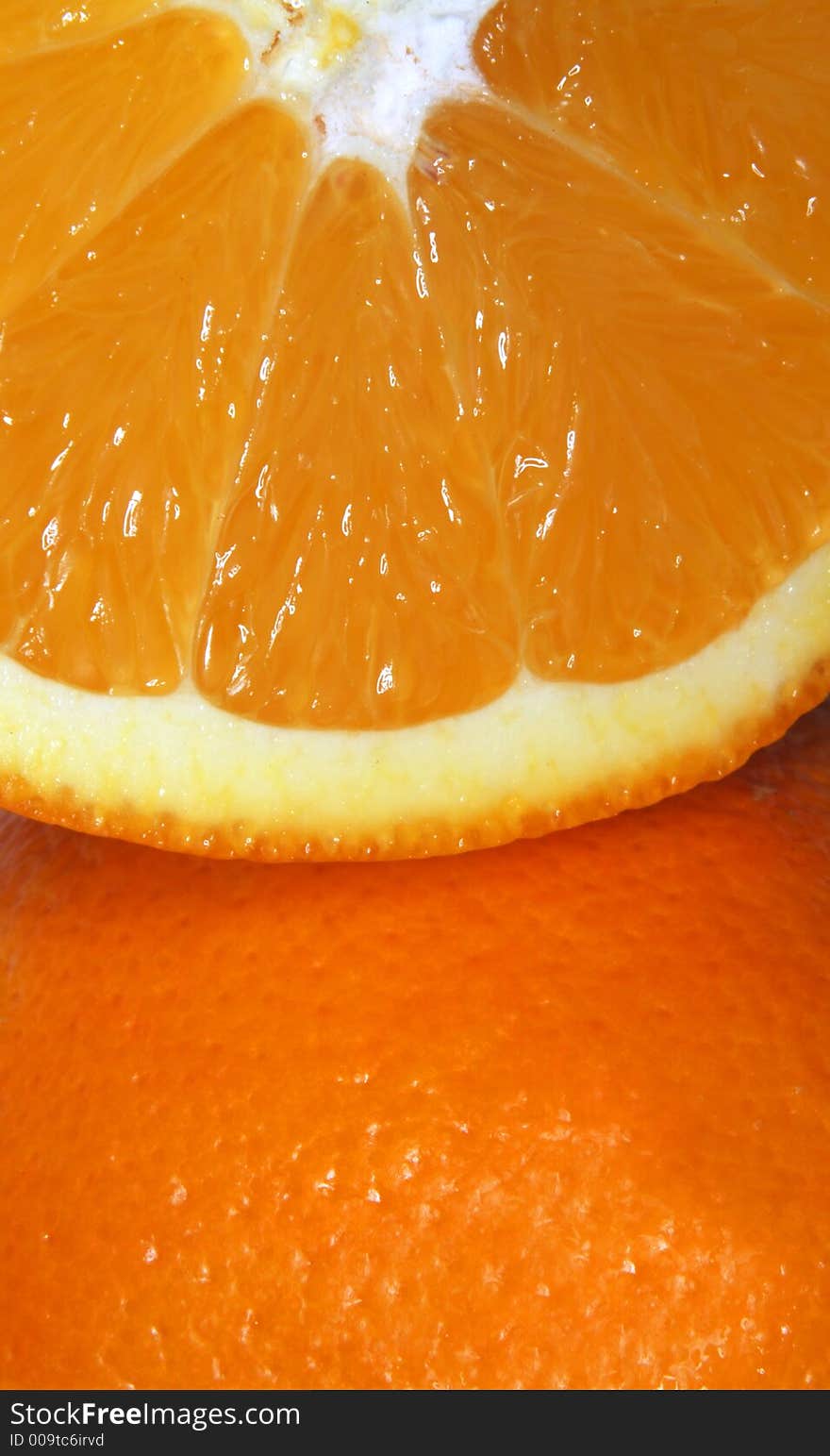 Close Up Of Oranges