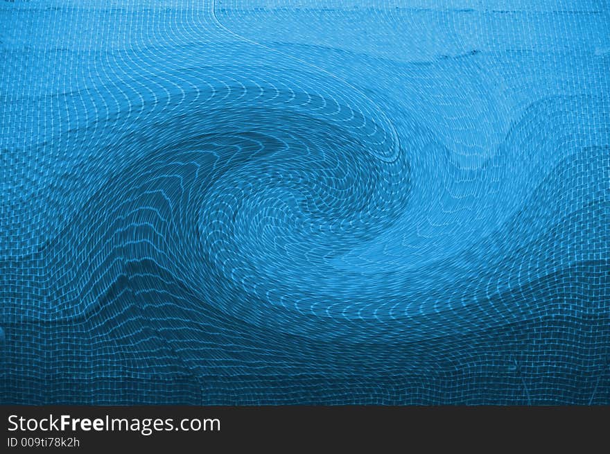 Water texture generated by computer