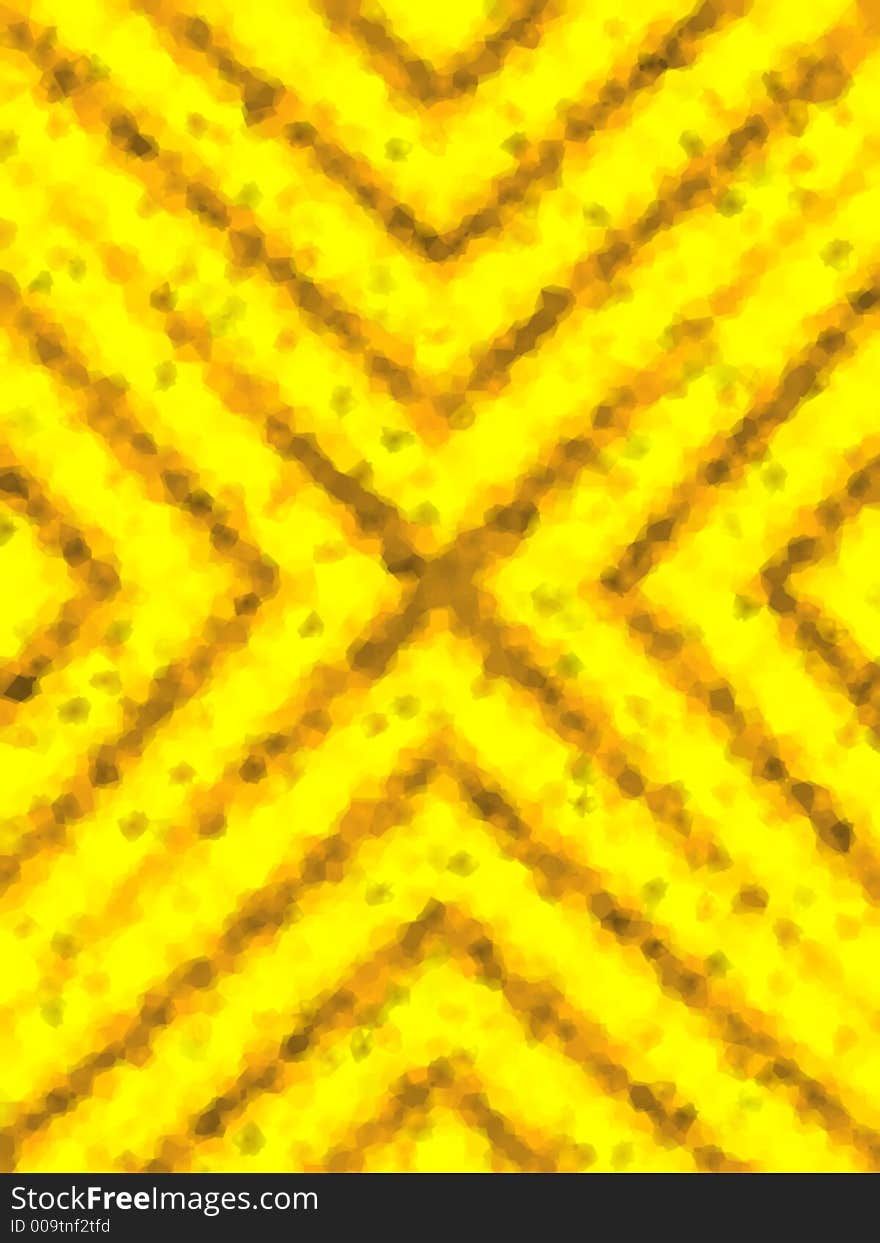 Abstract yellow background of grunge lines forming a letter X. Abstract yellow background of grunge lines forming a letter X