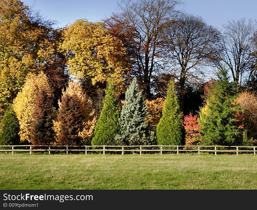 Autumn Landscape in Rural England. Autumn Landscape in Rural England