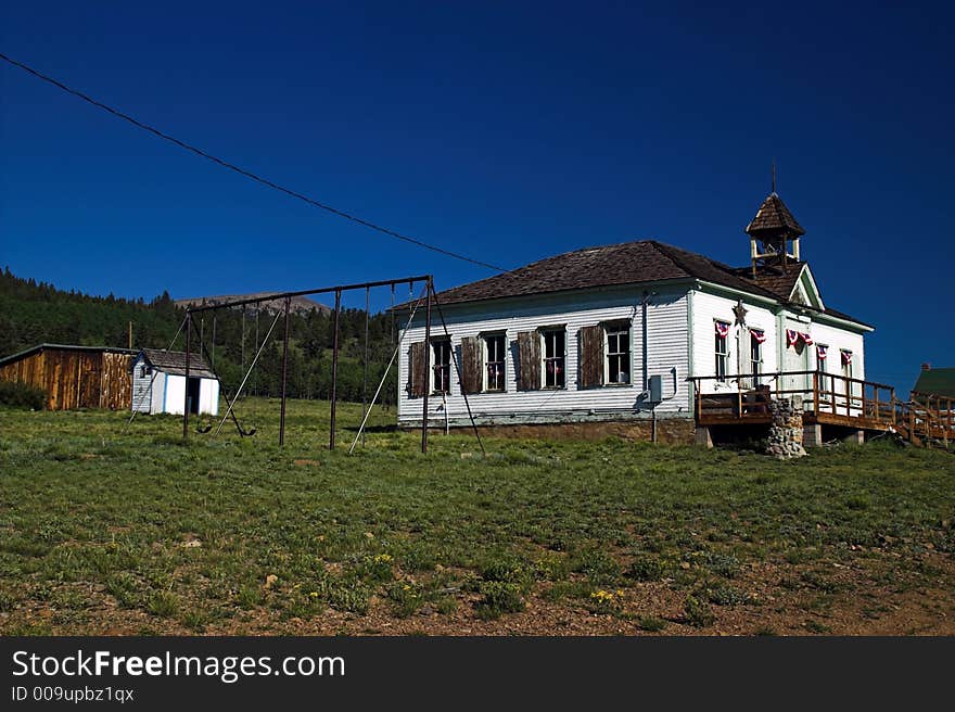 Old Historic Country Rural School House. Old Historic Country Rural School House