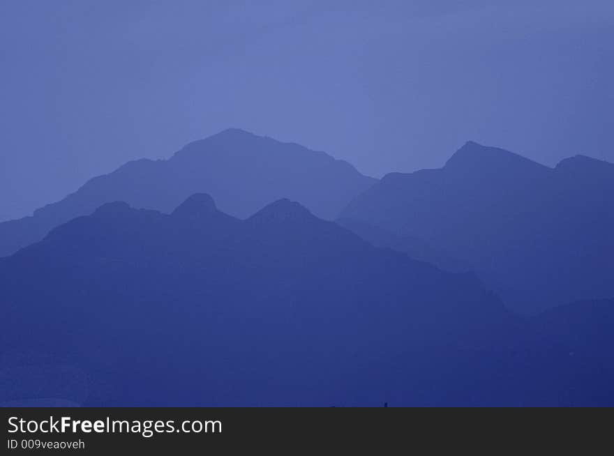 Mountains at Dusk