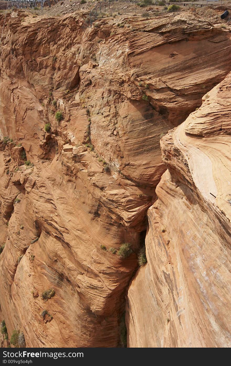 Red rock in arizona, usa - portrait format